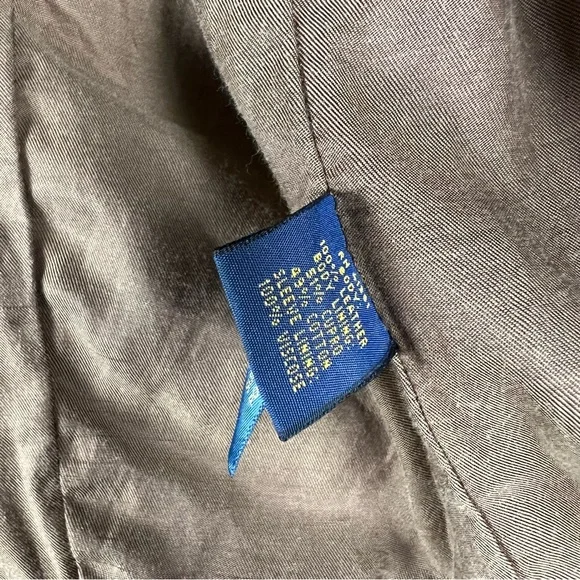 Polo Ralph Lauren Leather Jacket Size 8 - Picture 8 of 8